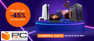 Lee más sobre el artículo Hasta el 45%! Chollos en los Gaming days 2023 de PcComponentes!!!!