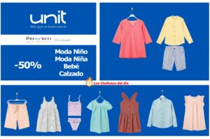 Lee más sobre el artículo CHOLLOS en Moda para peques! Unit al 50% en Primeriti!!!