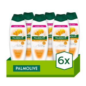 Gel de ducha o baño Palmolive Natural Balance Nutritivo Leche & Miel 600ml. Pack de 6