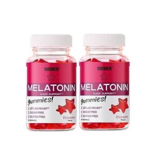 Weider 2uds. Melatonin Strawberry 60 Gominolas Melatonina Ayuda a dormir