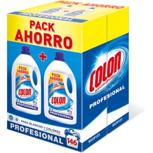 Detergente Líquido Colon para Ropa Blanca y de Color 146 Lavadas – Pack Doble